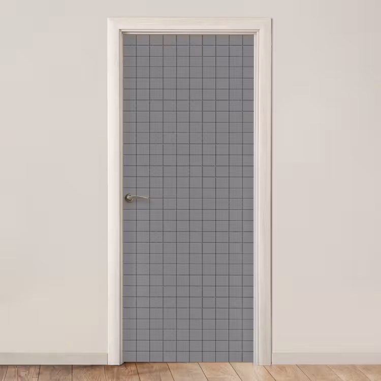 Modern - Patroon - Grijs deurposter klein 289 -3d_beige