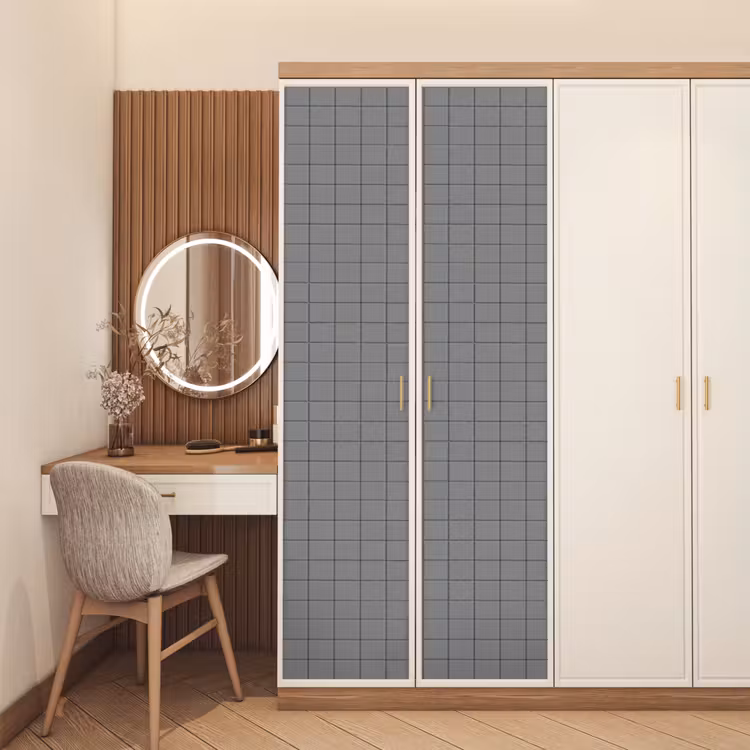Modern - Patroon - Grijs deurposter klein 289 -sfeer3