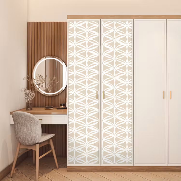 Motief - Modern - Beige deurposter klein 289 -sfeer3