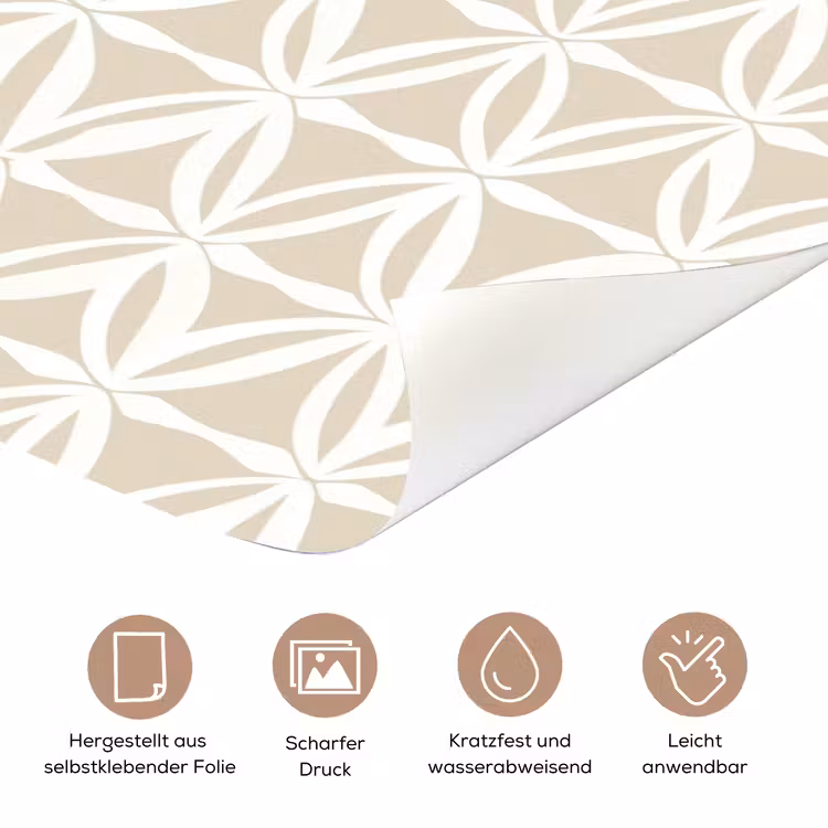 Motief - Modern - Beige deurposter klein 289 -tcloseup_DE
