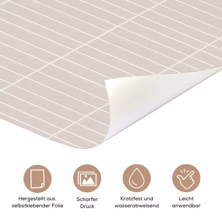Patroon - Tegels - Zand deurposter klein 289 -tcloseup_DE