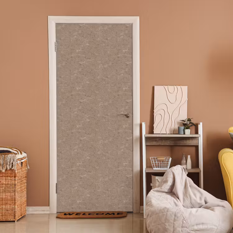 Patroon - Kalksteen - Beige deurposter klein 289 -sfeer1