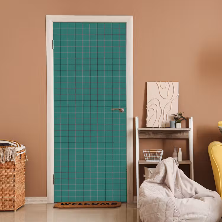 Patroon - Patroon - Smaragd deurposter klein 289 -sfeer1