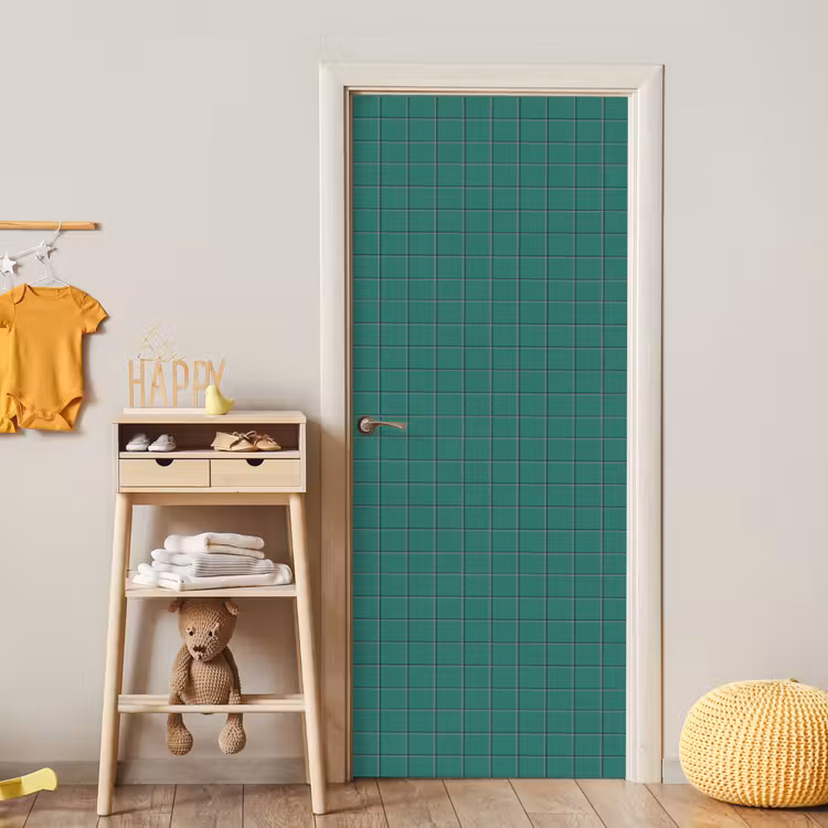 Patroon - Patroon - Smaragd deurposter klein 289 -sfeer4