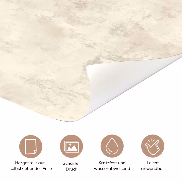 Patroon - Organisch - Beige deurposter klein 289 -tcloseup_DE