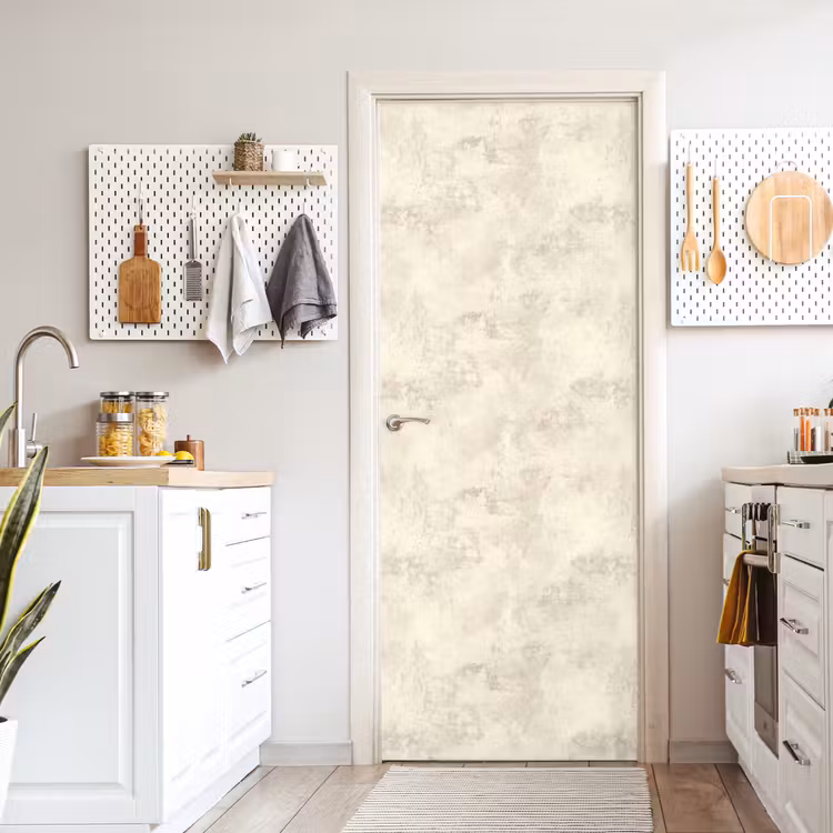 Patroon - Organisch - Beige deurposter klein 289 -sfeer5