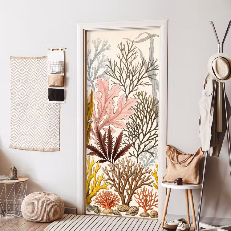 Natuur - Onderwater - Botanisch - Vintage - Kleurrijk deurposter klein -sfeer6