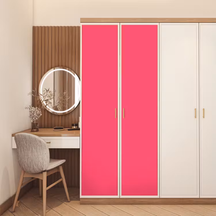 Neon - Flamingo - Roze deurposter klein 289 -sfeer3