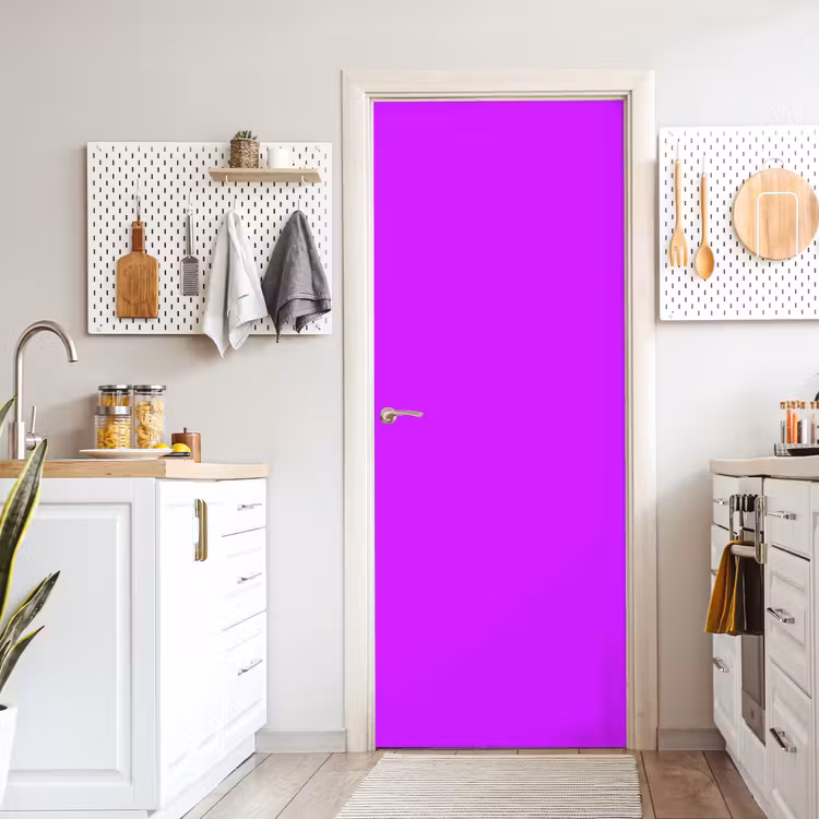 Neon - Orchid - Paars deurposter klein 289 -sfeer5
