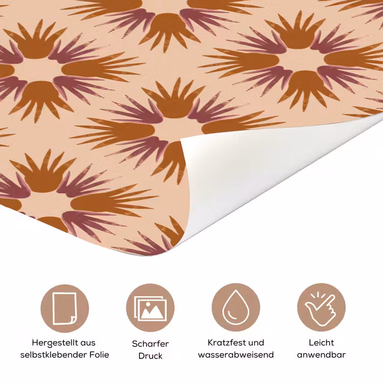 Ornament - Patroon - Oker deurposter klein 289 -tcloseup_DE