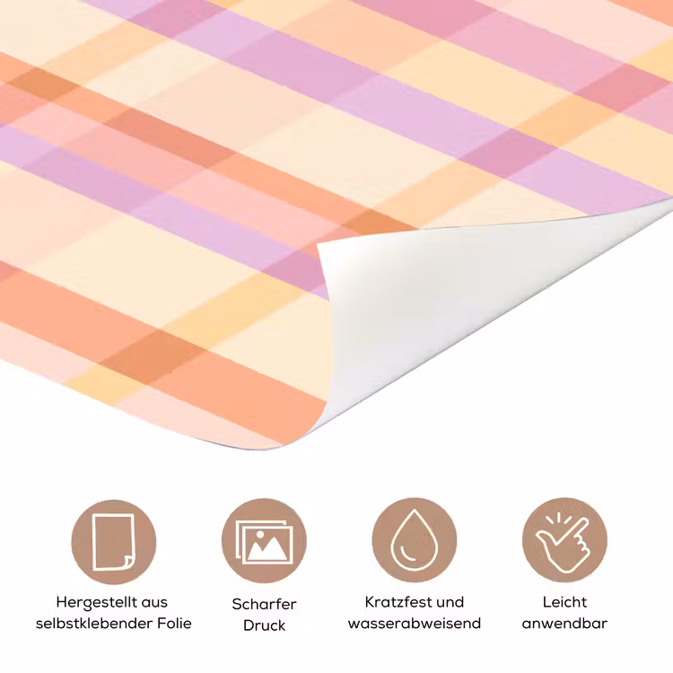 Pastel - uitpatroon - Geometrisch deurposter klein 289 -tcloseup_DE