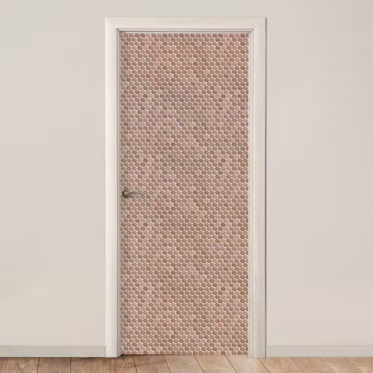 Penny - Mozaïek - Oudroze - Terracotta deurposter klein 289 -3d_beige