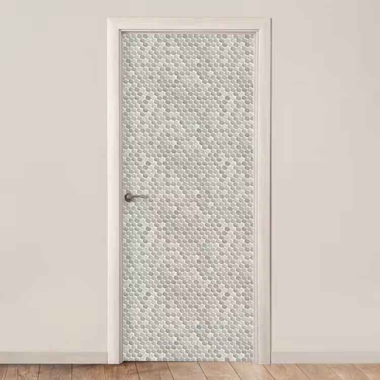 Penny - Mozaïek - Lichtgrijs deurposter klein 289 -3d_beige