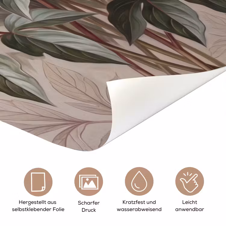 Pioenrozen - Boeket - Roze deurposter klein -tcloseup_DE
