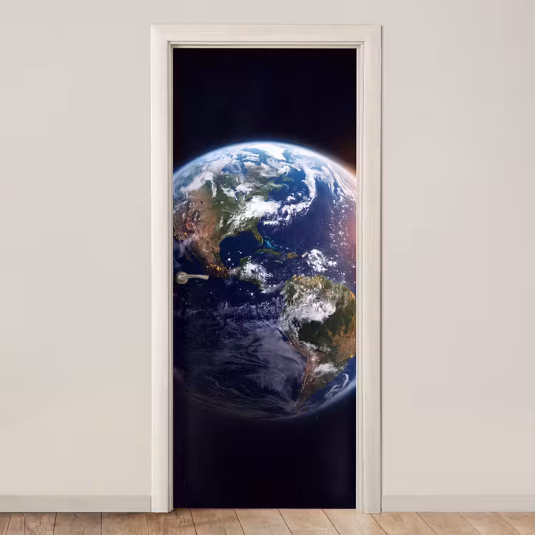 Türtapete - Planet – Weltraum – Kosmos - Planeet - Ruimte - Kosmos deurposter klein