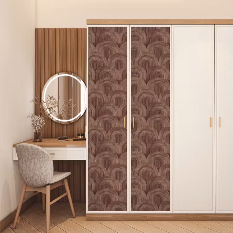 Ritmisch - Effect - Bruin deurposter klein 289 -sfeer3