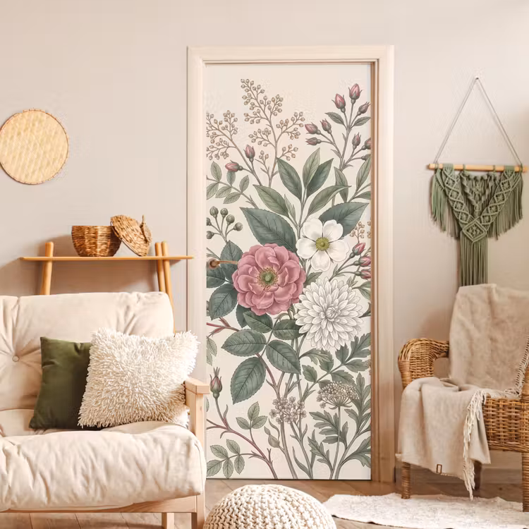 Romantisch - Design - Kleurrijk deurposter klein -sfeer2