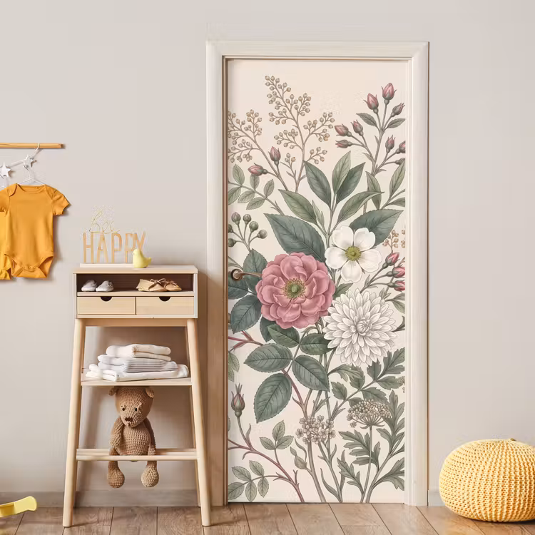Romantisch - Design - Kleurrijk deurposter klein -sfeer4