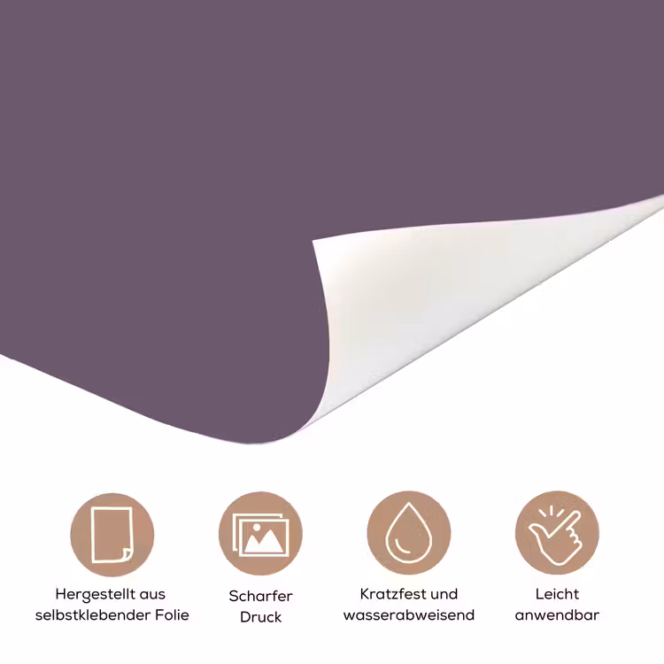 Velvet - Aubergine - Paars deurposter klein 289 -tcloseup_DE