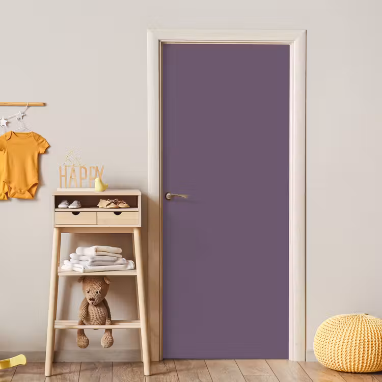 Velvet - Aubergine - Paars deurposter klein 289 -sfeer4