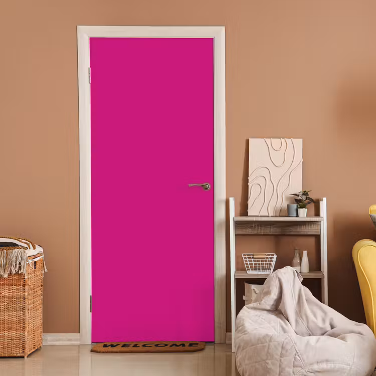 Velvet - Magenta - Roze deurposter klein 289 -sfeer1