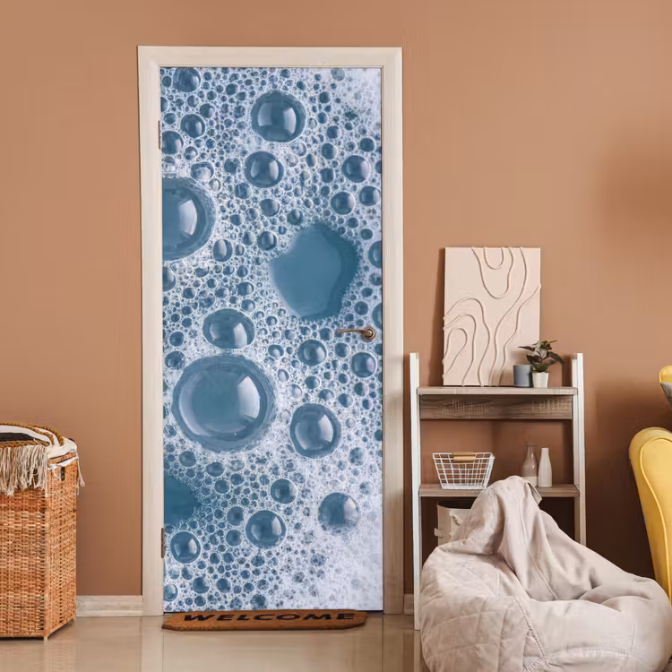 Schuim - Water - Textuur deurposter klein -sfeer1