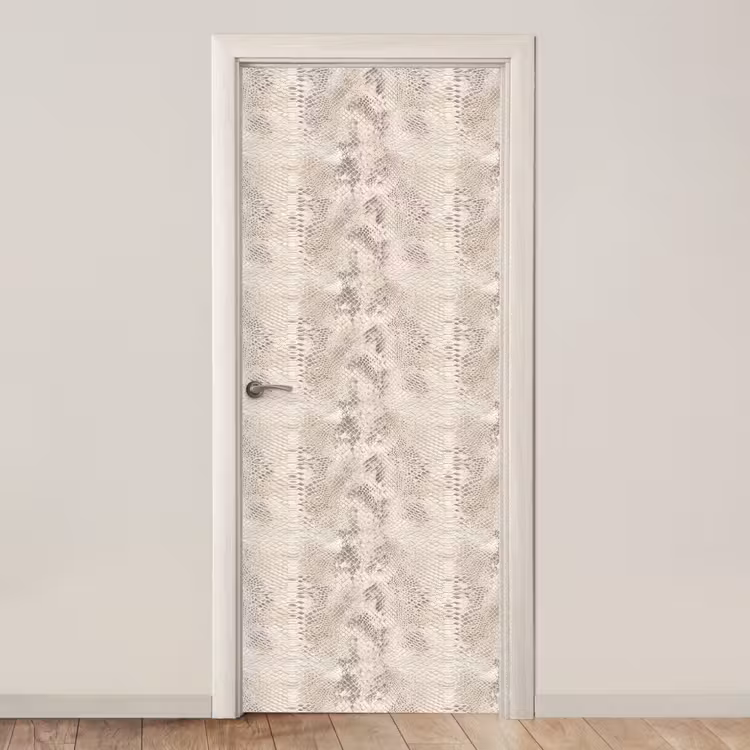 Slang - Patroon - Beige deurposter klein 289 -3d_beige