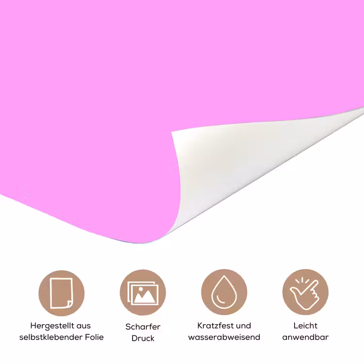 Soft - Lavender - Roze deurposter klein 289 -tcloseup_DE
