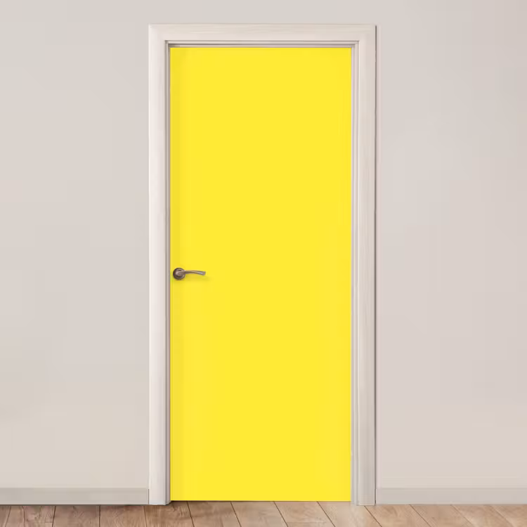 Soft - Custard - Geel deurposter klein 289 -3d_beige