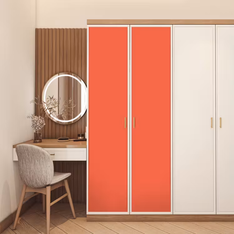 Sunset - Salmon - Oranje deurposter klein 289 -sfeer3