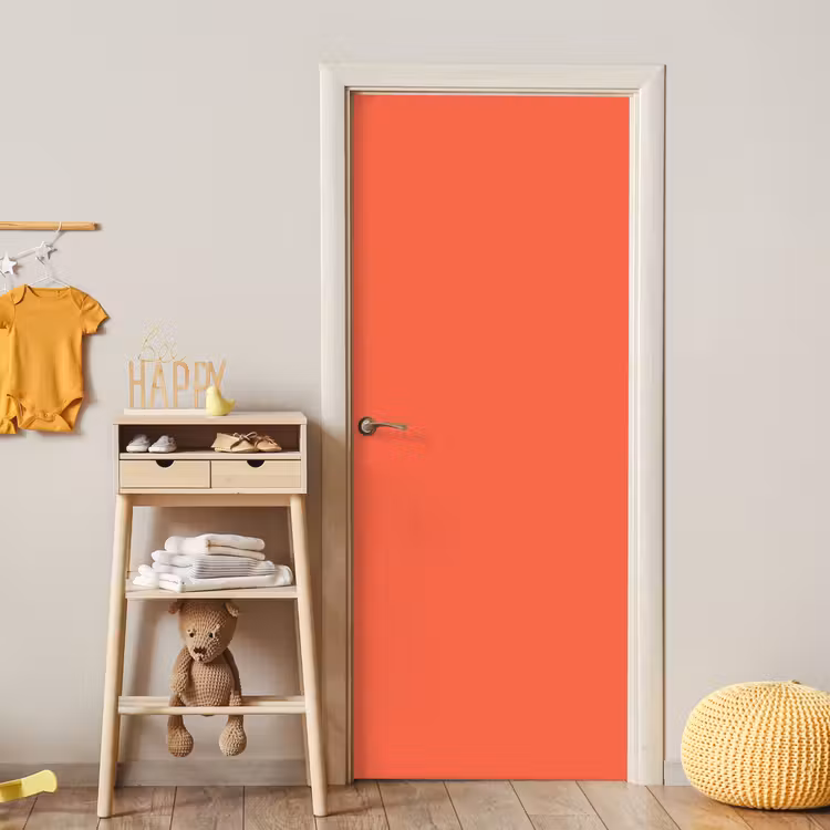 Sunset - Salmon - Oranje deurposter klein 289 -sfeer4
