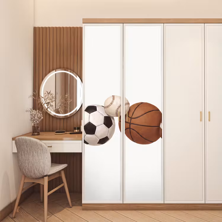Sport - Ballen - Illustratie deurposter klein -sfeer3