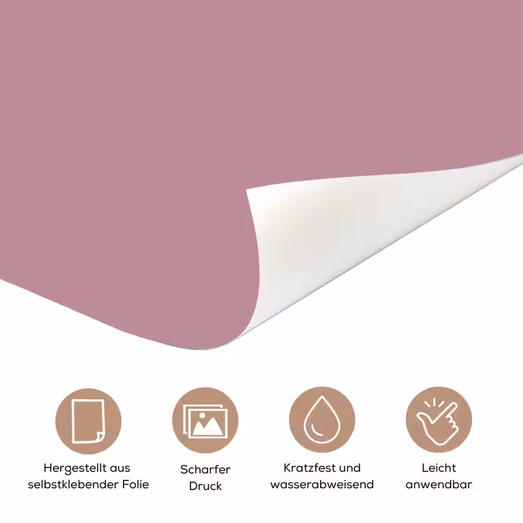 Dusty - Mauve - Paars deurposter klein 289 -tcloseup_DE