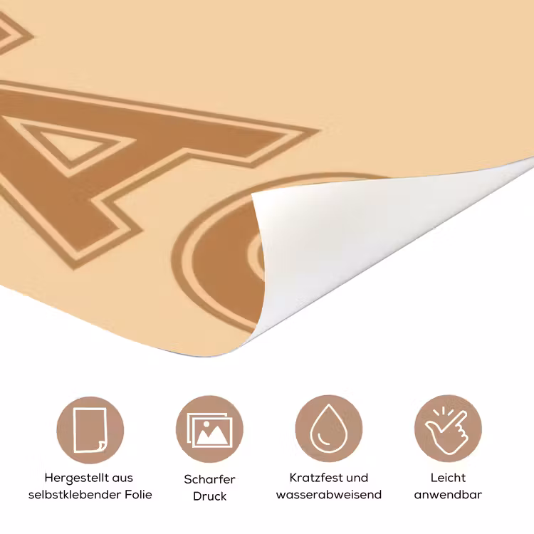 Swag - Bruin - Beige deurposter klein -tcloseup_DE