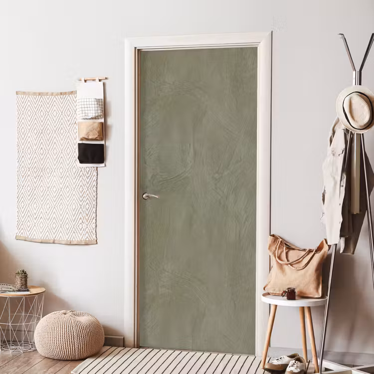 Textuur - Betonlook - Achtergrond - Modern - Groen deurposter klein -sfeer6