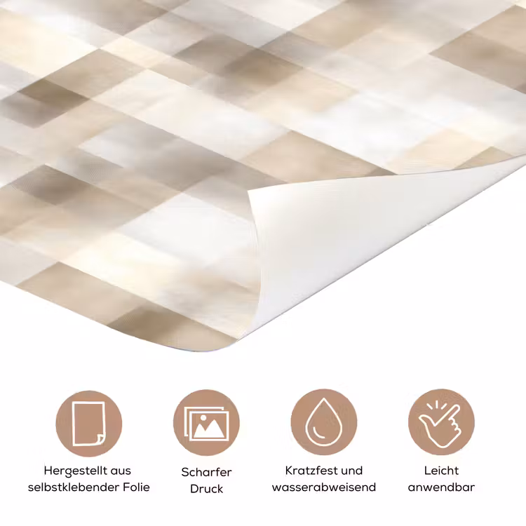 Textuur - Linnen - Beige deurposter klein 289 -tcloseup_DE