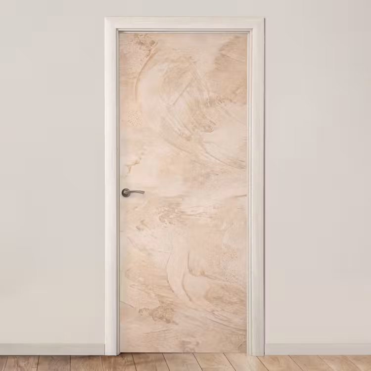 Textuur - Patroon - Abstract - Modern - Beige deurposter klein -3d_beige