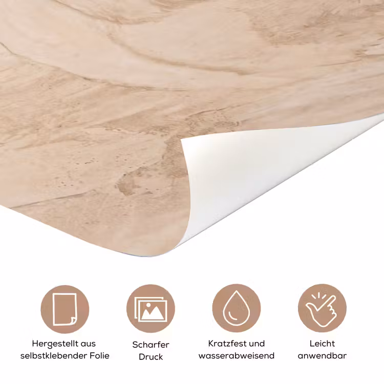 Textuur - Patroon - Abstract - Modern - Beige deurposter klein -tcloseup_DE