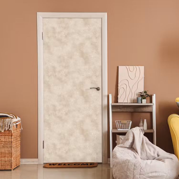 Structuur - Spikkels - Beige deurposter klein 289 -sfeer1