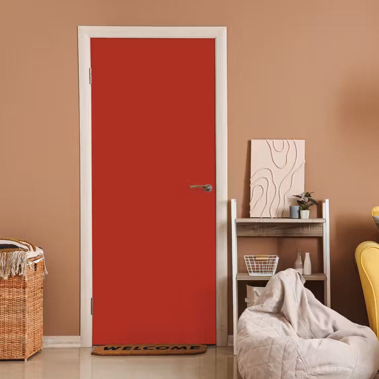 Deep - Crimson - Rood deurposter klein 289 -sfeer1