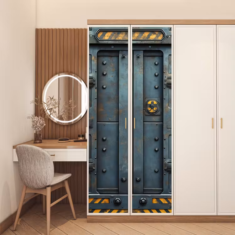 Deur - Escape room - Industrieel deurposter klein -sfeer3