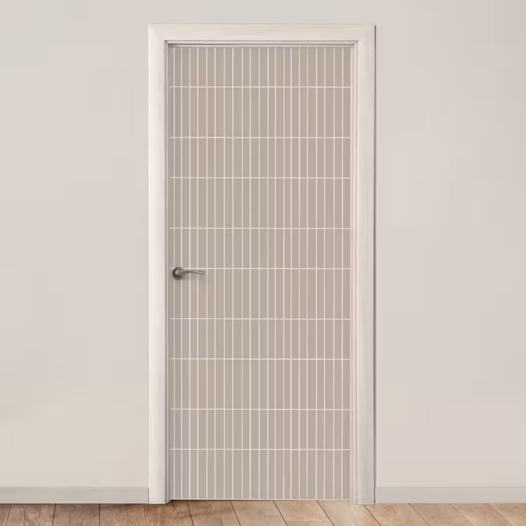Verticaal - Wandtegel - Licht Beige deurposter klein 289 -3d_beige
