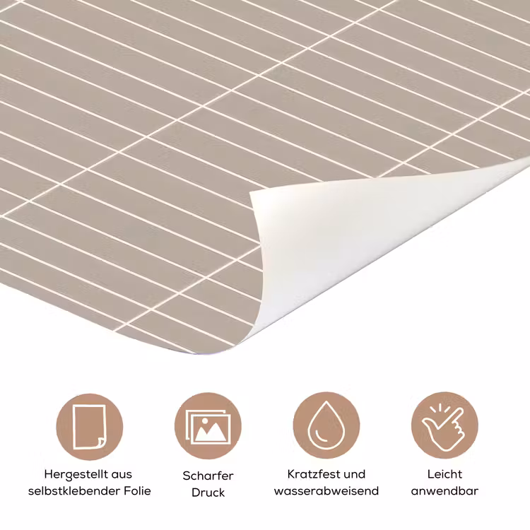 Verticaal - Wandtegel - Licht Beige deurposter klein 289 -tcloseup_DE
