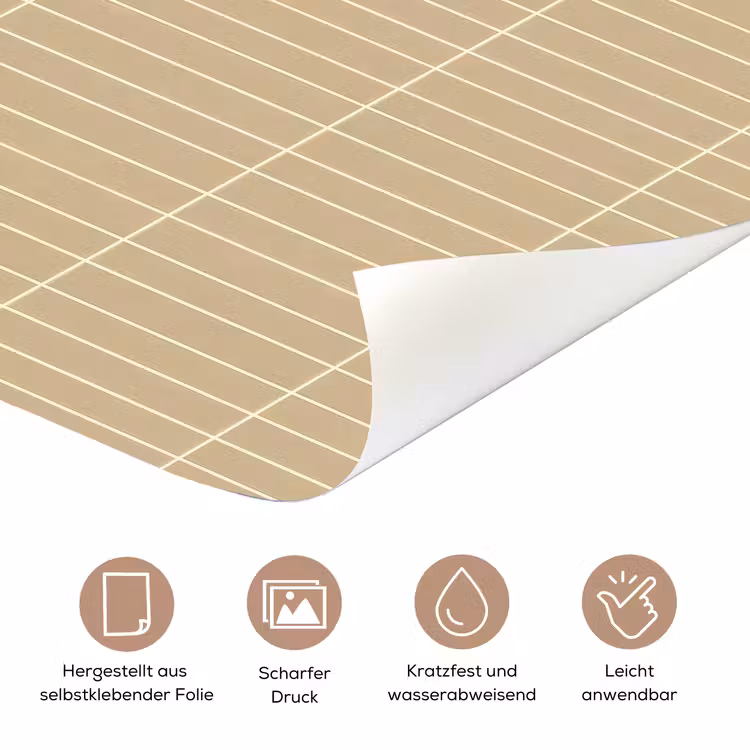 Verticaal - Wandtegel - Zand - Beige deurposter klein 289 -tcloseup_DE
