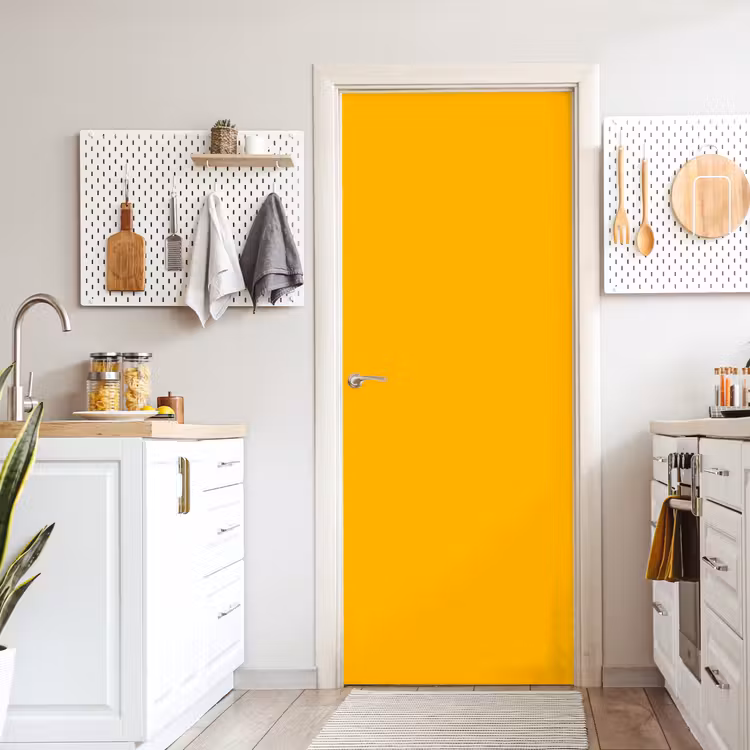 Vivid - Amber - Geel deurposter klein 289 -sfeer5