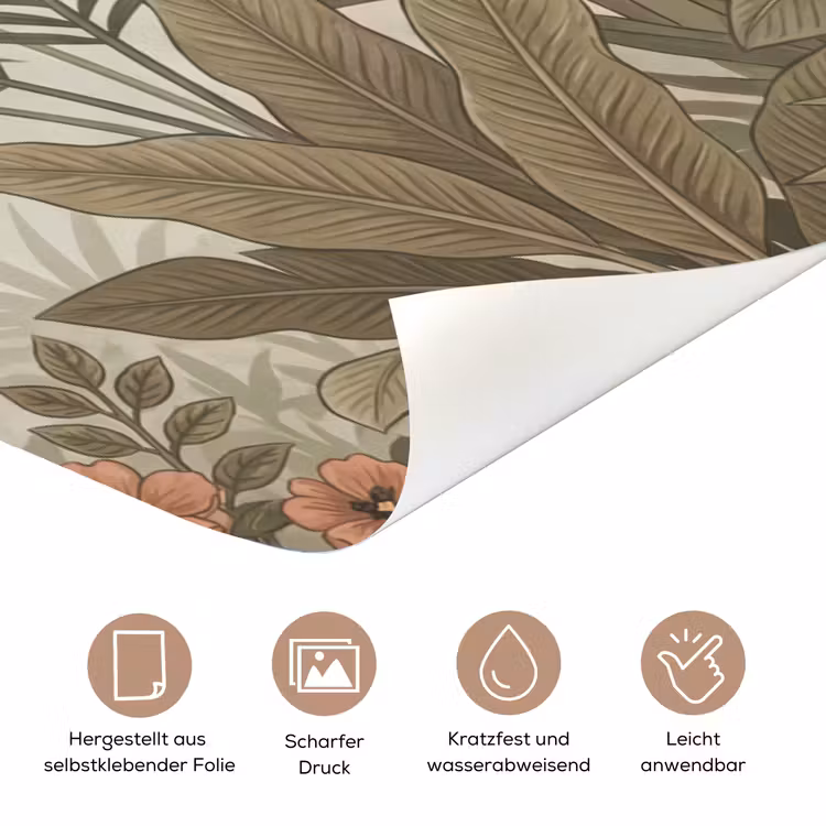 Vogel - Jungle - Tropisch - Illustratie - Groen deurposter klein -tcloseup_DE