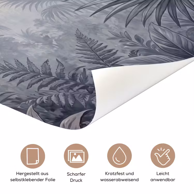 Vogel - Vliegend - Jungle - Vintage - Dieren deurposter klein -tcloseup_DE