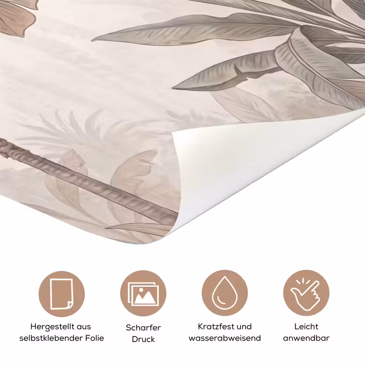 Vogel - Tropisch - Jungle - Natuur - Beige deurposter klein -tcloseup_DE