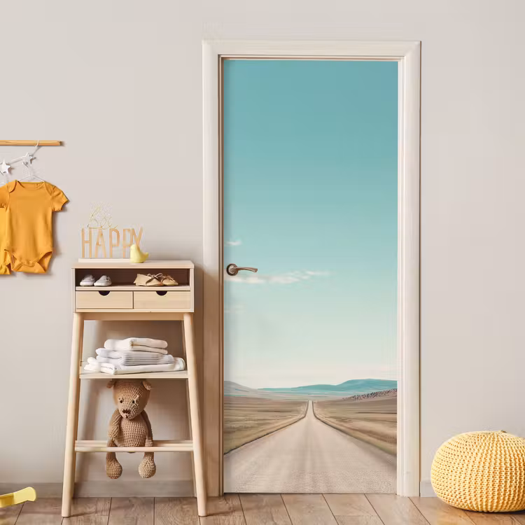 Pad - Landschap - Natuur deurposter klein -sfeer4