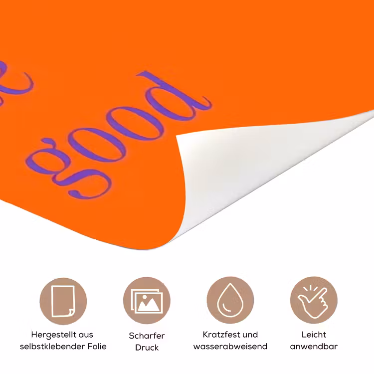 See te good - Paars - Oranje deurposter klein -tcloseup_DE